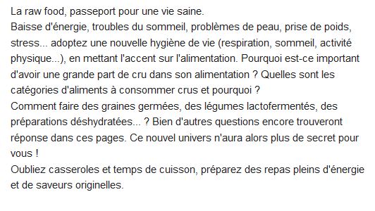 Ma bible de la naturopathie spéciale alimentation végétale crue