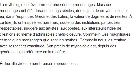 Mythologie grecque et romaine,