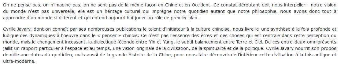 Les fondamentaux de la culture chinoise