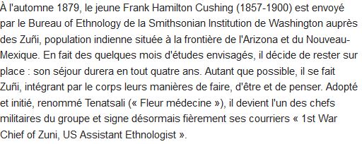  Tenatsali ou l'ethnologue qui fut transformé en indien 