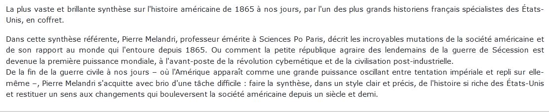 Histoire des Etats-Unis