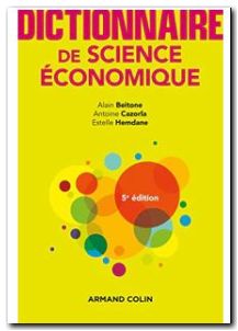 Dictionnaire de science économique