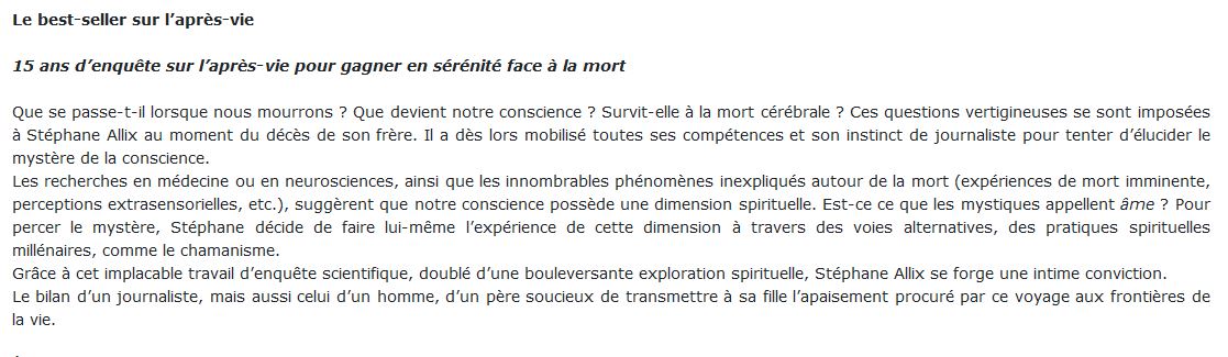 La mort n'existe pas