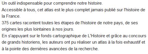 Atlas historique de la France