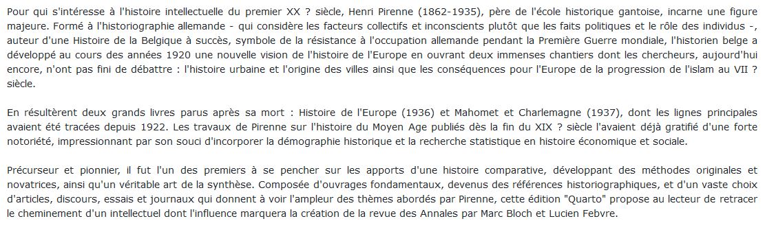 Henri Pirenne,