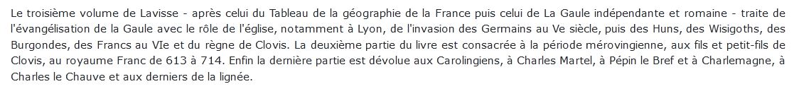 Histoire De France Lavisse T03 Le Christianisme