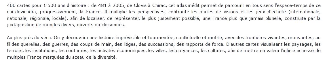 Atlas de l'histoire de France Cornette