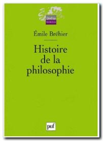 Histoire de la philosophie Brehier