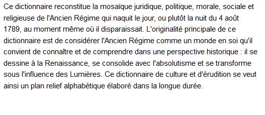  Dictionnaire de l'Ancien Régime, Lucien Bely 