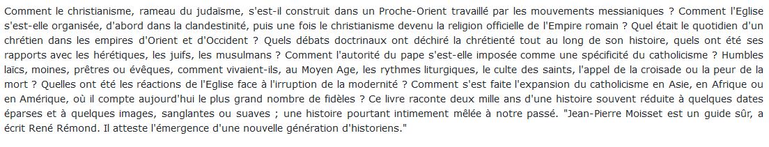 Histoire du catholicisme