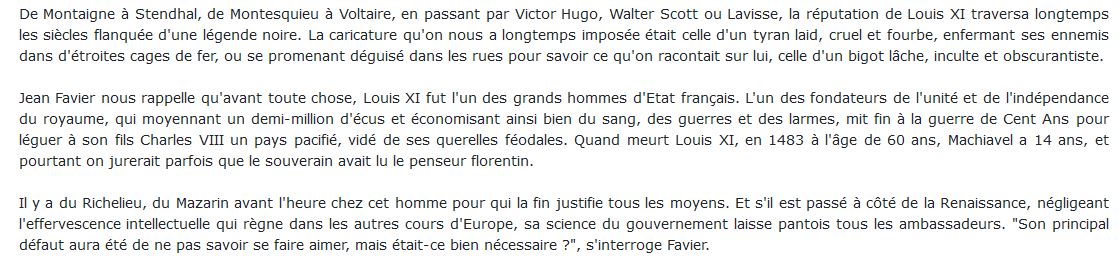 Louis XI Jean Favier