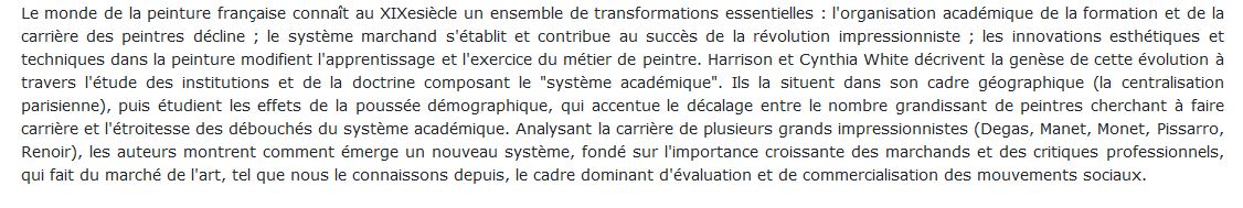 Carrière des peintres au XIXe siècle