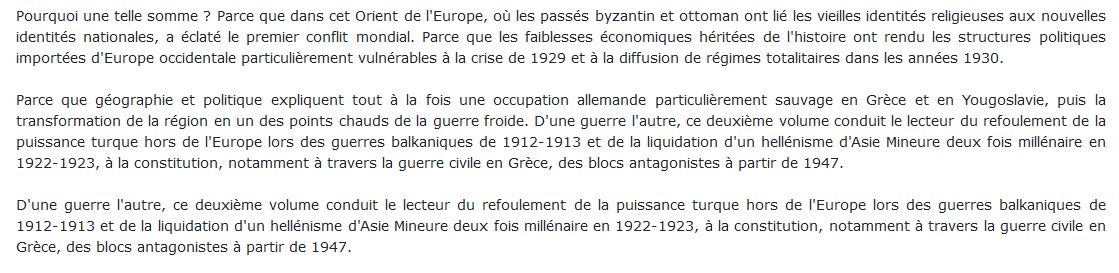 Du Vᵉ siècle à nos jours balkans