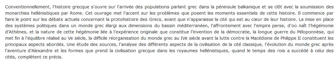 Du début du deuxième millénaire à la bataille d'Actium