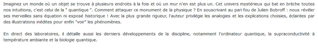 La quantique autrement - Garanti sans équation