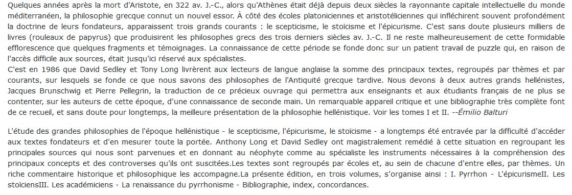 Les Académiciens ; La renaissance du pyrrhonisme