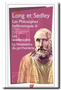 Les philosophes hellénistiques, tome 3