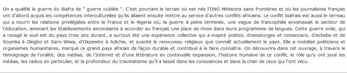 Sur les traces de la guerre civile nigériane de 1967-1970