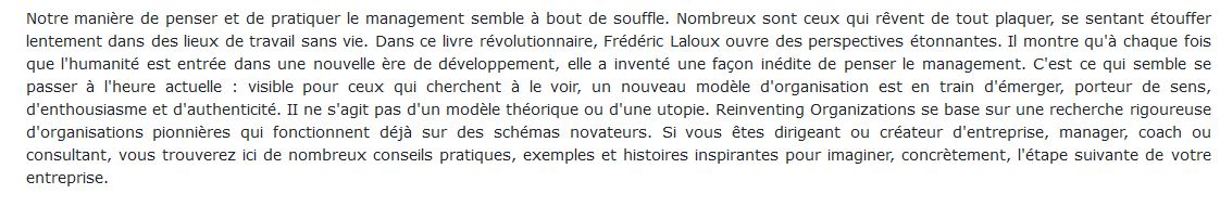 Vers des communautés de travail inspirées