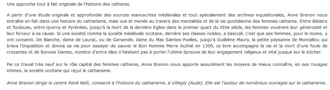 femmes cathares