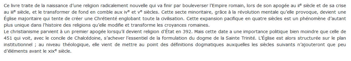 origines du christianisme