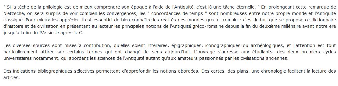 Antiquité grecque et romaine