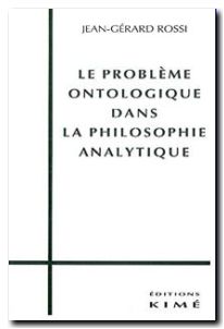 Le problème ontologique dans la philosophie analytique