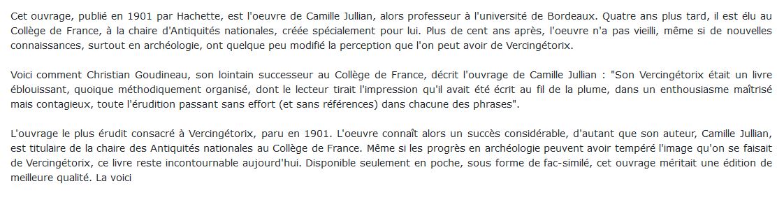 Vercingétorix Camille Jullian