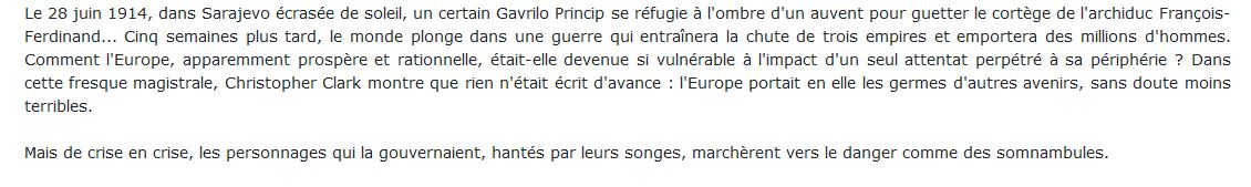 comment l'Europe a marché vers la guerre