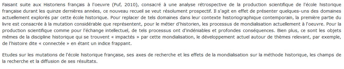 historiens français en mouvement