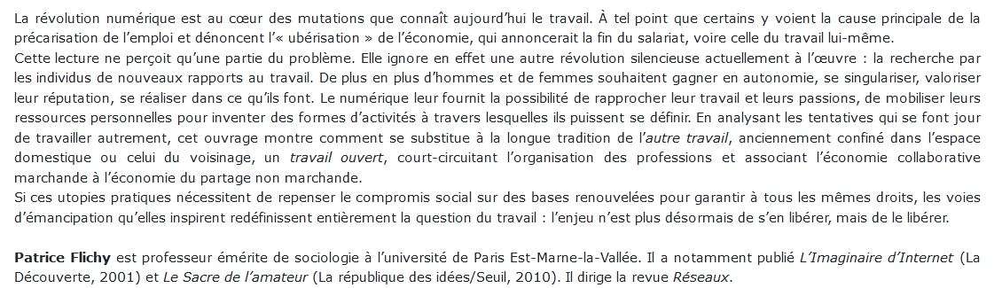 travail à l'ère numérique