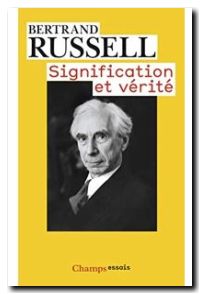 Signification et vérité