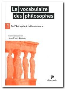 Le vocabulaire des philosophes