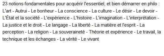  Les grandes notions de la philosophie Par Jean-Pierre Zarader 