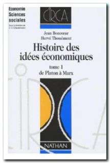 Histoire des idées économiques tome 1