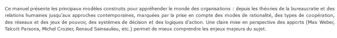 Introduction à l'analyse de l'action collective organisée